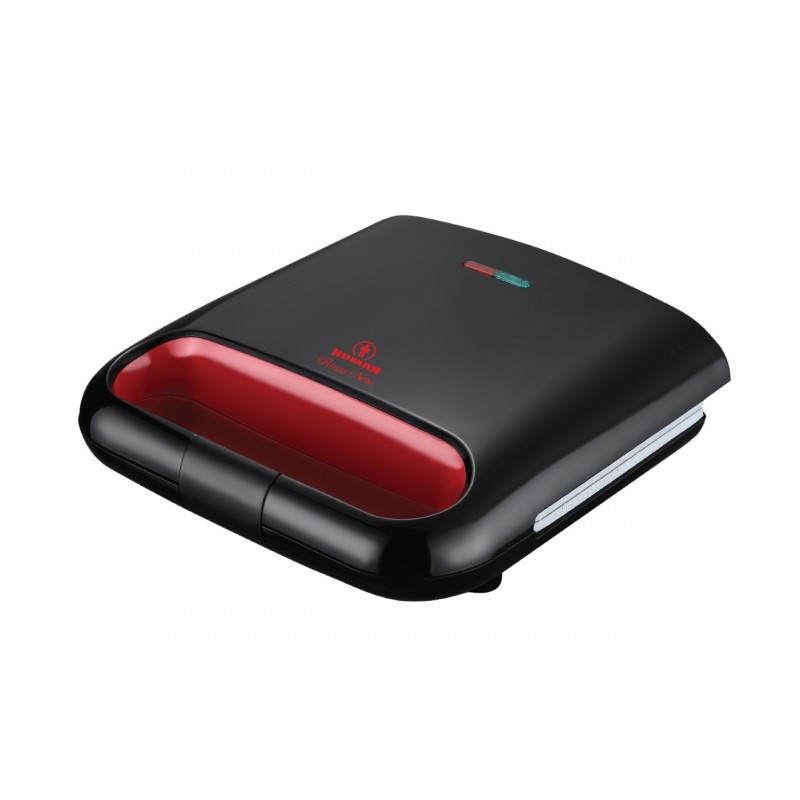 Human HU-128 Tοστιέρα - Σαντουιτσιέρα 700W Rosso Nero